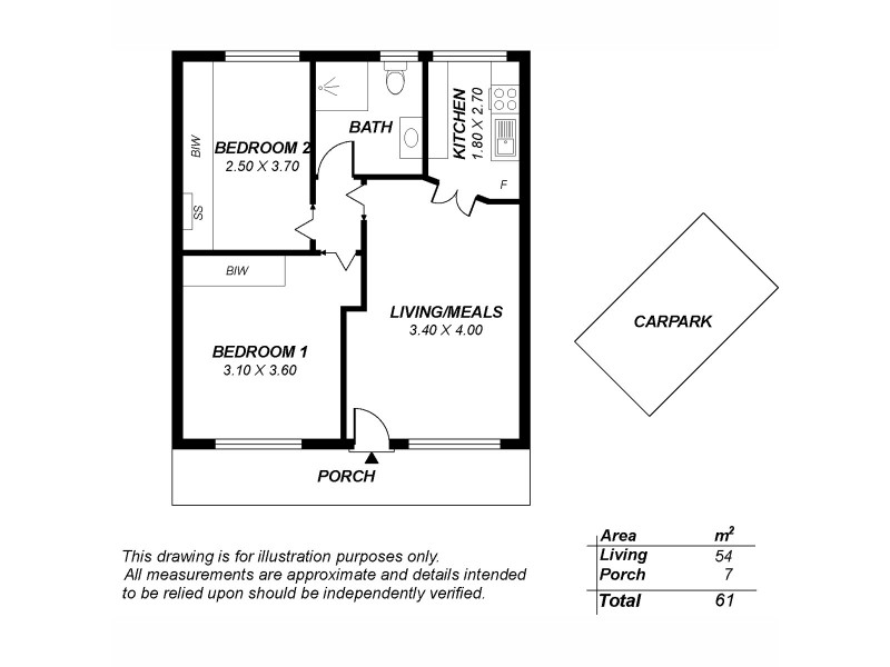 11/87 Mary Street, Unley SA 5061 Floorplan