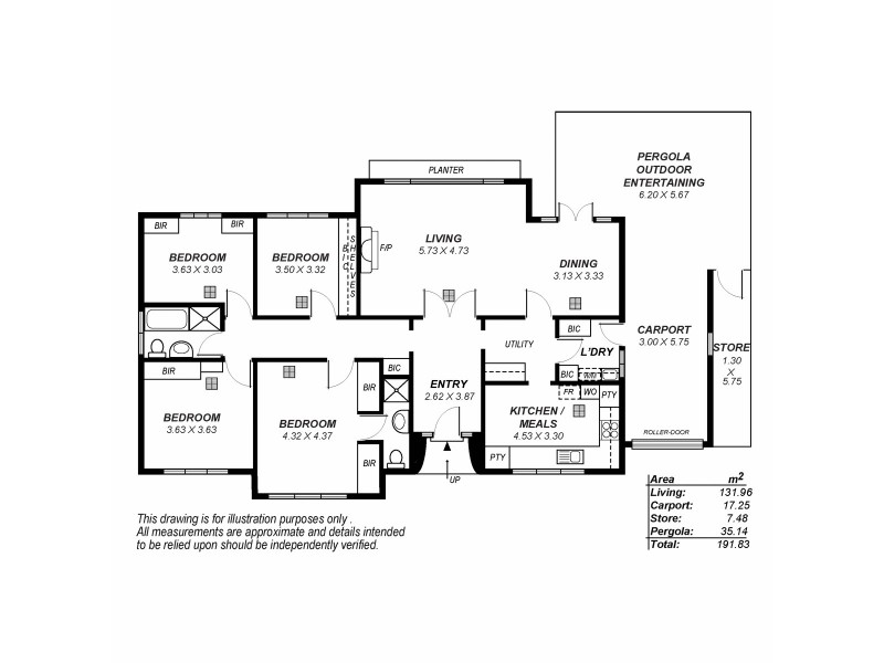 1 Simpson Road, Wattle Park SA 5066 Floorplan