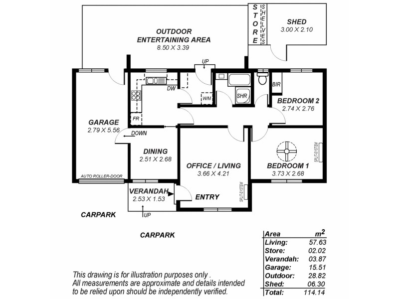 3/114 May Street, Woodville West SA 5011 Floorplan