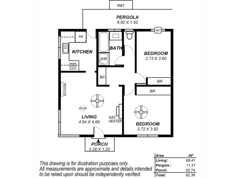 1/606 Anzac Highway, Glenelg East SA 5045 Floorplan