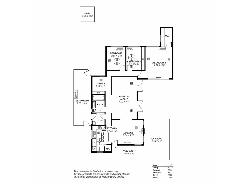 49 Hallett Avenue, Tranmere SA 5073 Floorplan