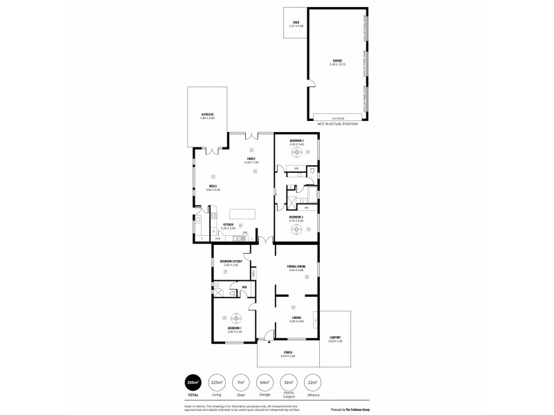 53 Hill Avenue, Cumberland Park SA 5041 Floorplan