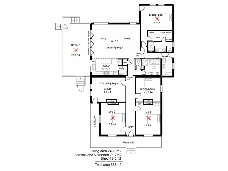 8 Eurilpa Street, Eden Hills SA 5050 Floorplan