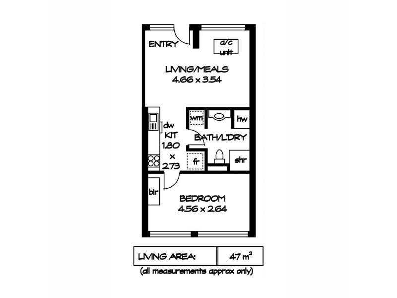 305/9 Paxtons Walk, Adelaide SA 5000 Floorplan