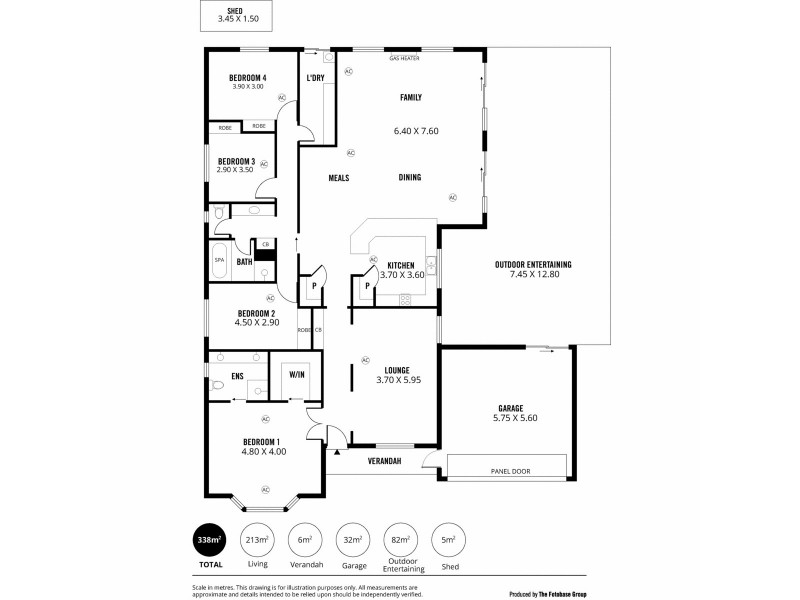 3 St Vincent Circuit, Sheidow Park SA 5158 Floorplan