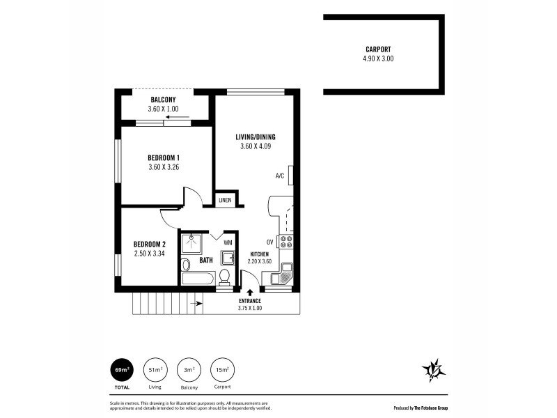 4/9 Regent Place, Kensington SA 5068 Floorplan