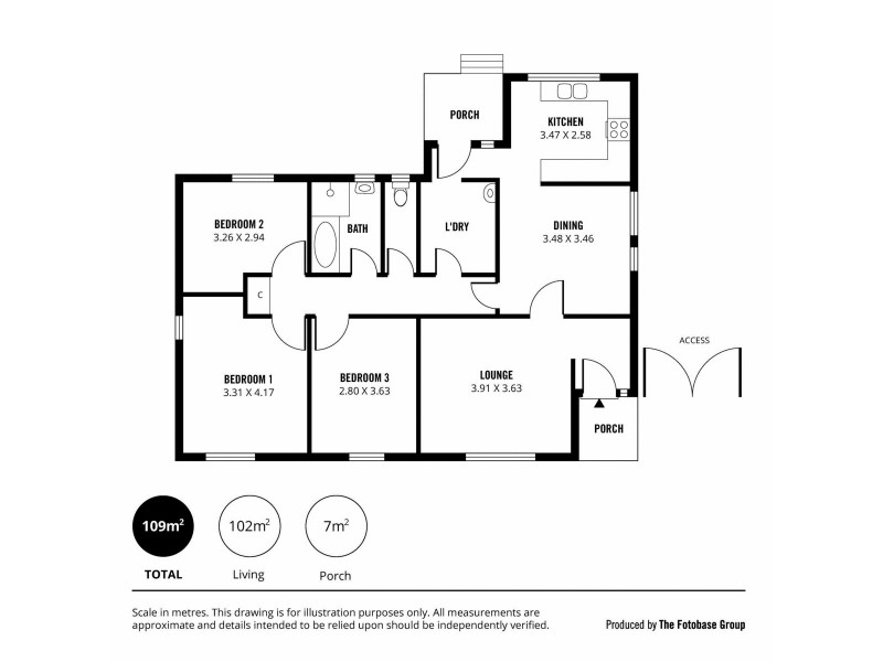 8 Arnhem Crescent, Hackham West SA 5163 Floorplan