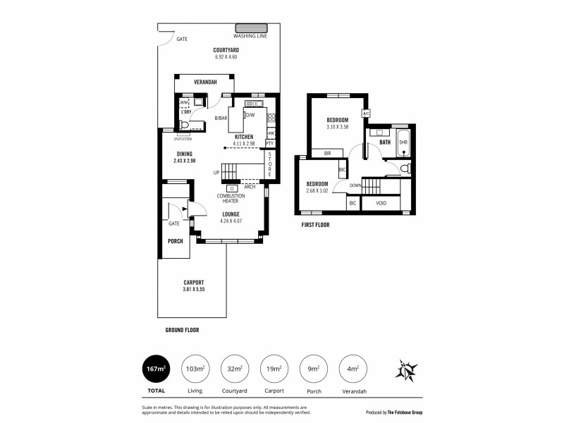 2/305 Portrush Road, Norwood SA 5067 Floorplan