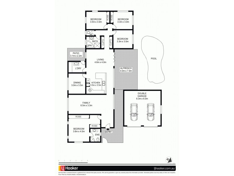 3 Kanuka Street, Algester QLD 4115 Floorplan