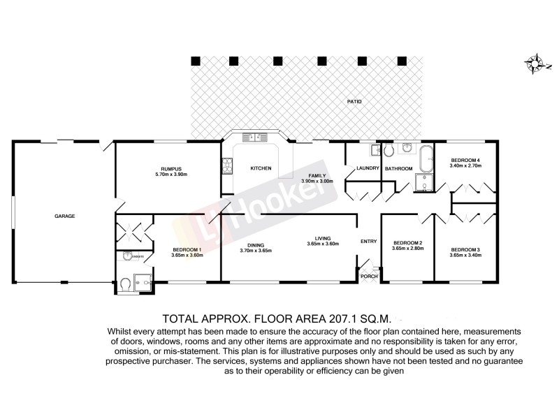 5 Cerbera Place, Algester QLD 4115 Floorplan