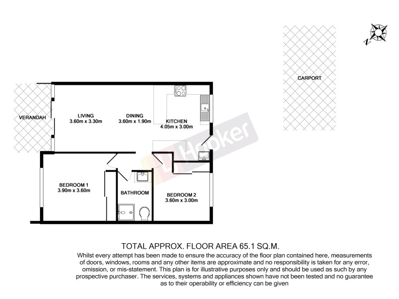 2/16 Silkwood Street, Algester QLD 4115 Floorplan