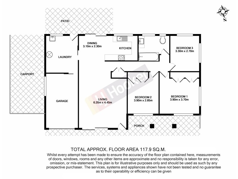 8 Corkwood St, Algester QLD 4115 Floorplan