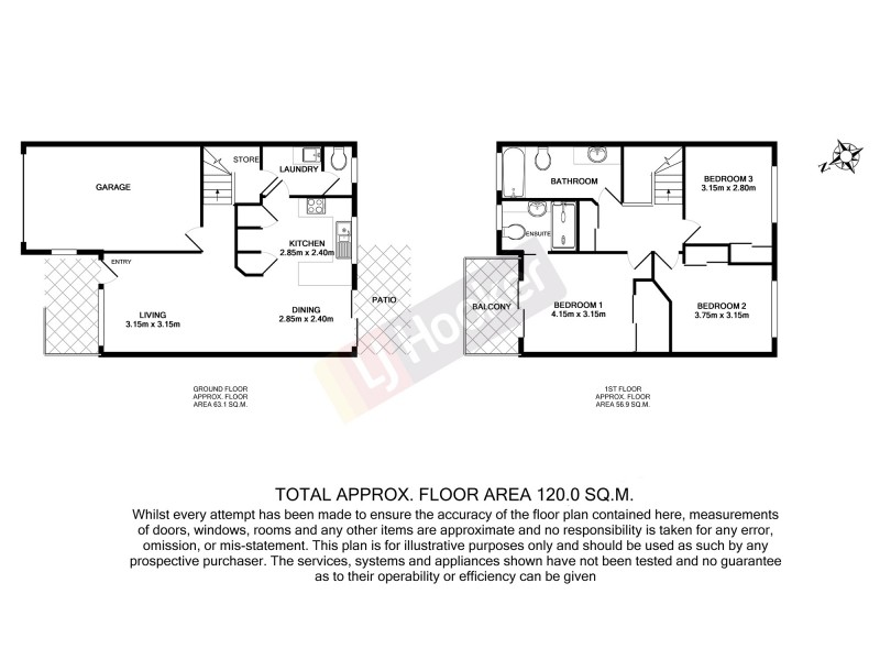 45/157 Dalmeny Street, Algester QLD 4115 Floorplan