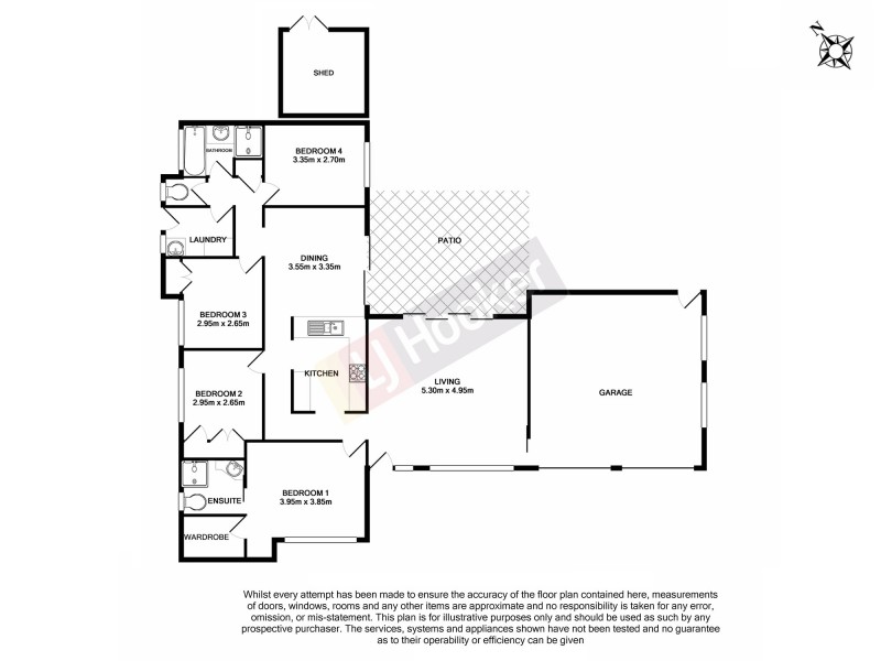 16 Cardwellia Street, Algester QLD 4115 Floorplan