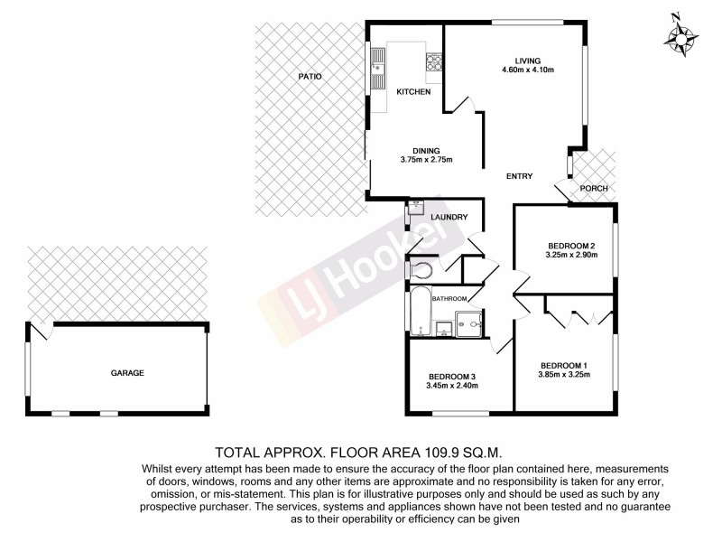 10 Carribin Street, Algester QLD 4115 Floorplan