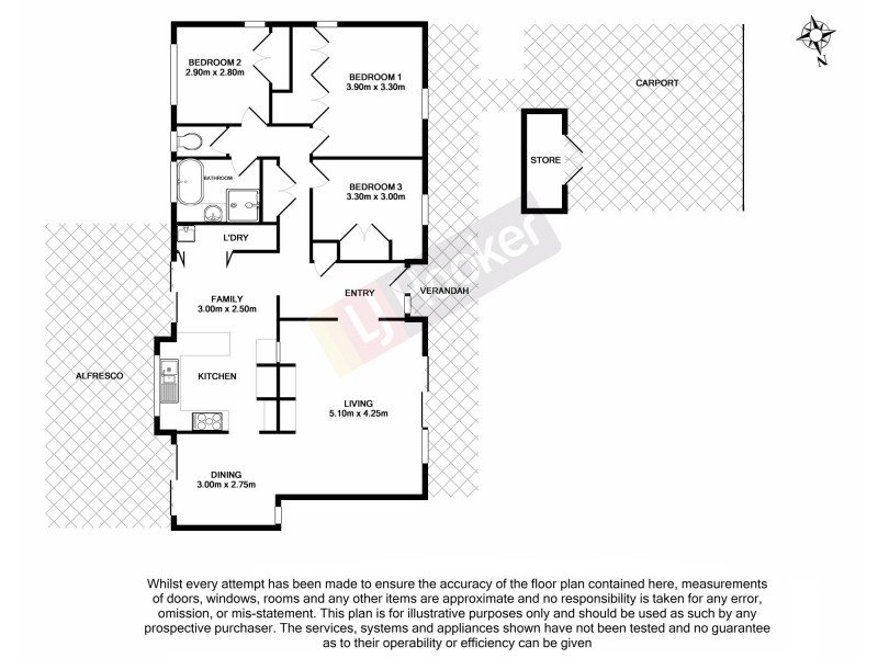 19 Whitewood Street, Algester QLD 4115 Floorplan