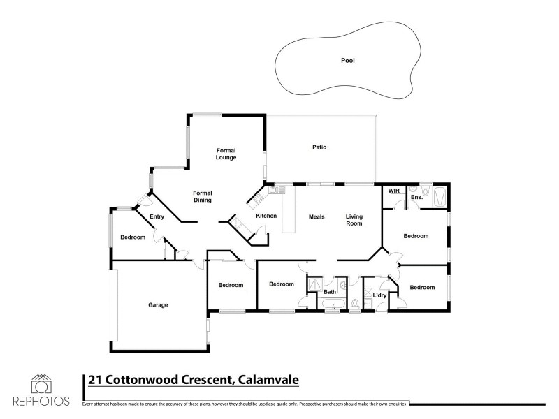 21 Cottonwood Crescent, Calamvale QLD 4116 Floorplan