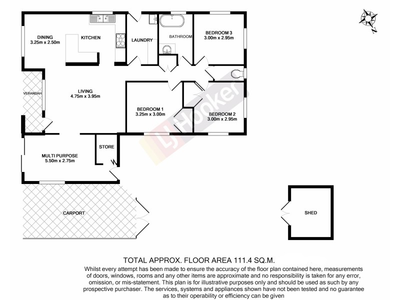 8 Tetra Place, Algester QLD 4115 Floorplan