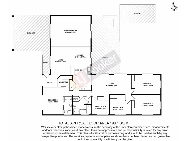 166 Ridgewood Road, Algester QLD 4115 Floorplan