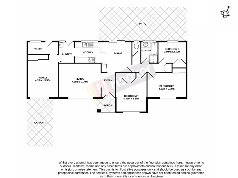 3 Cerbera Place, Algester QLD 4115 Floorplan