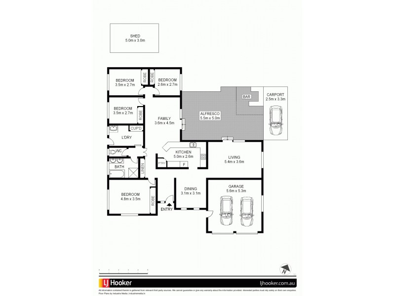 23 Parinari Street, Algester QLD 4115 Floorplan