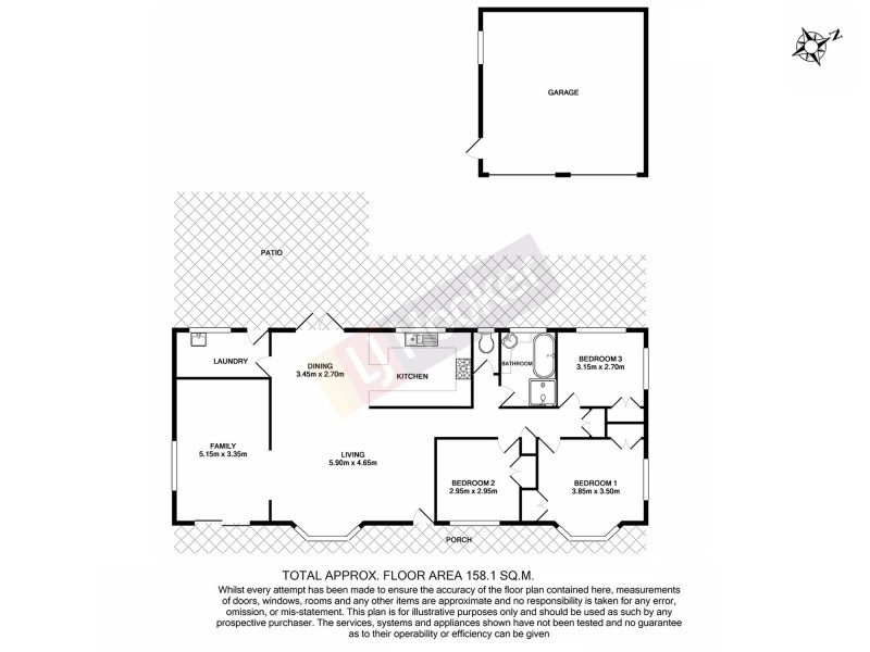 11 Flindosy Street, Algester QLD 4115 Floorplan