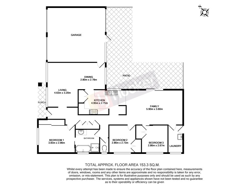 6 Synima Close, Algester QLD 4115 Floorplan