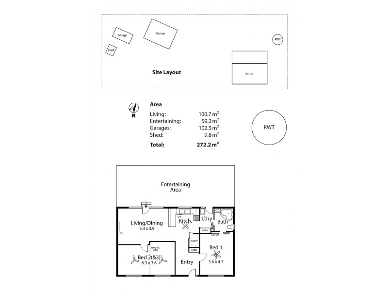 1356 Callington Road, Woodchester SA 5255 Floorplan