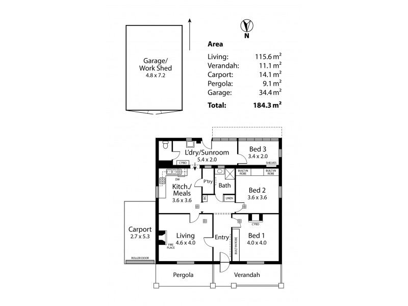 7 Glengarry Street, Woodville South SA 5011 Floorplan