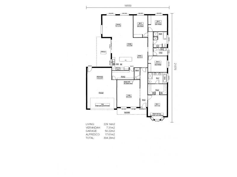 6 Ongloe Close, Mount Barker SA 5251 Floorplan