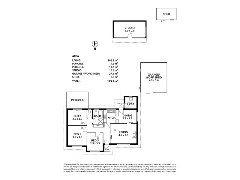 21 Seacombe Crescent, Seacombe Heights SA 5047 Floorplan