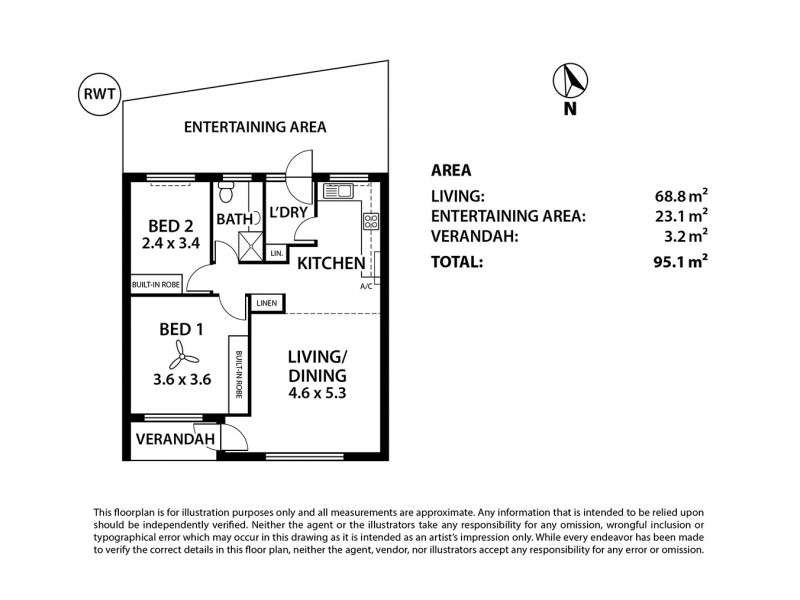 6/13 Victoria Crescent, Mount Barker SA 5251 Floorplan