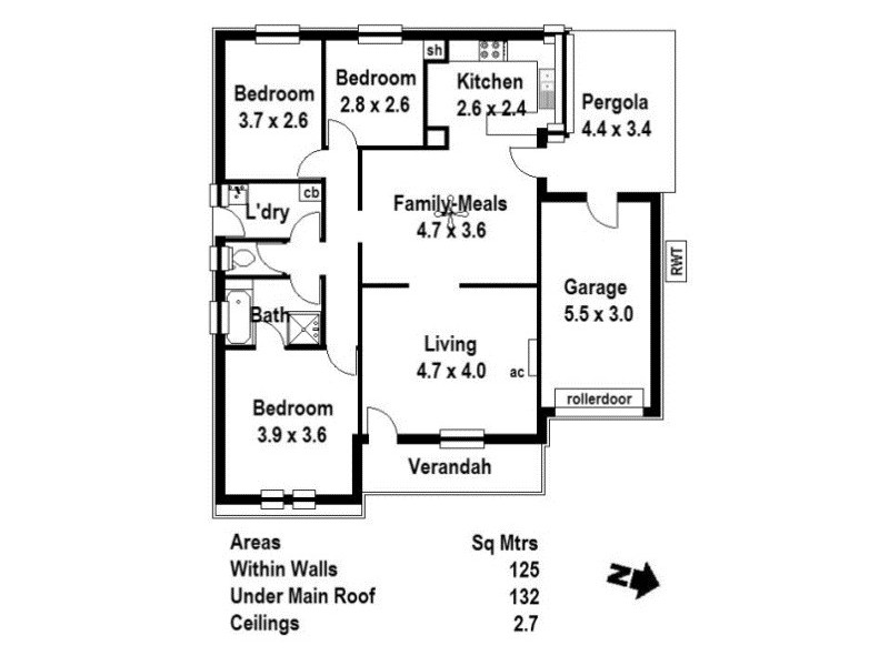 2/16 Herriot Court, Mount Barker SA 5251 Floorplan