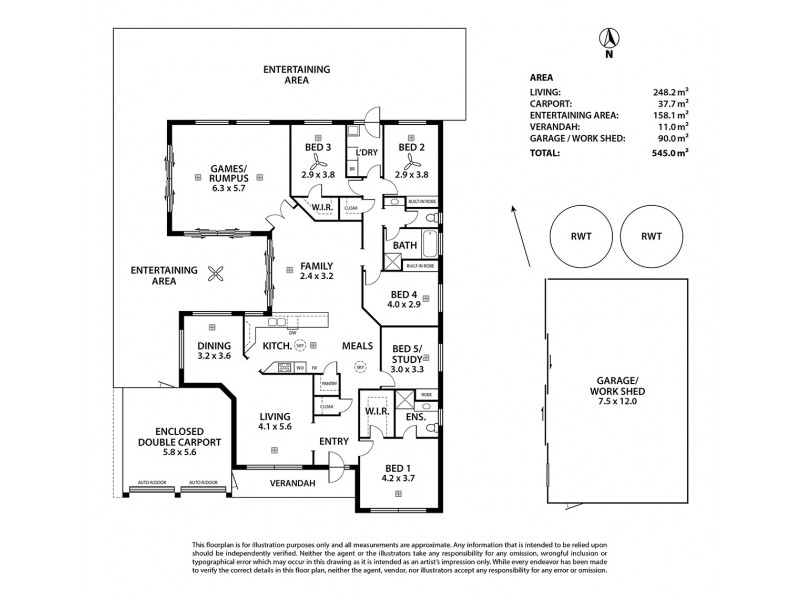 105 Burnbank Way, Mount Barker SA 5251 Floorplan