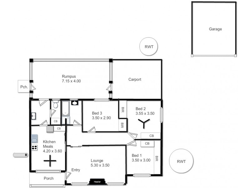 1 Woodside Road, Nairne SA 5252 Floorplan