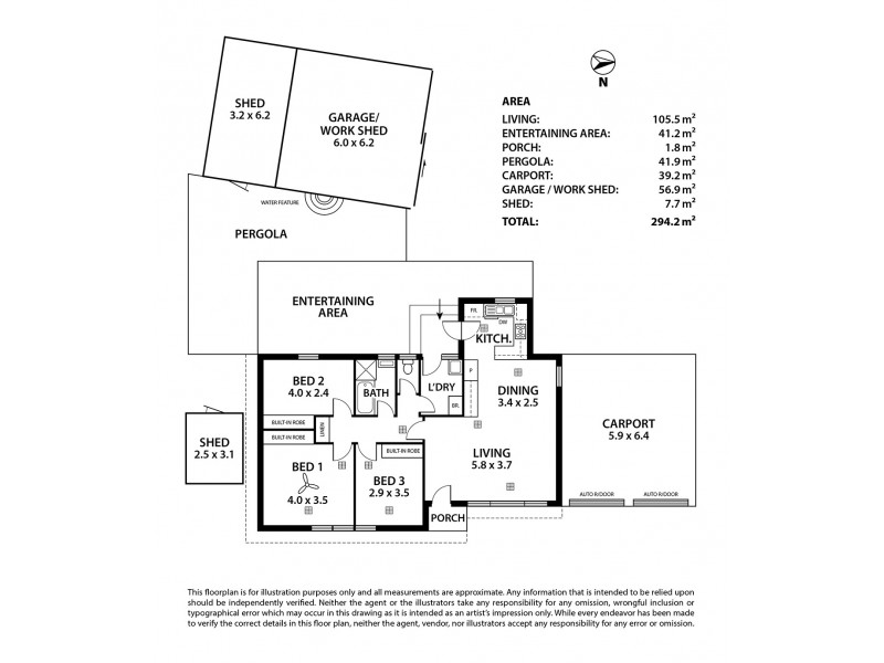 22 Joel Crescent, Elizabeth Vale SA 5112 Floorplan