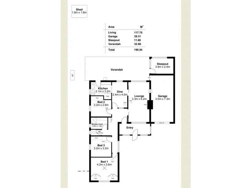 97 Mofflin Road, Elizabeth Vale SA 5112 Floorplan
