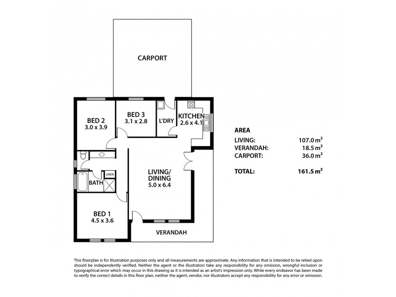 Murray Bridge SA 5253 Floorplan
