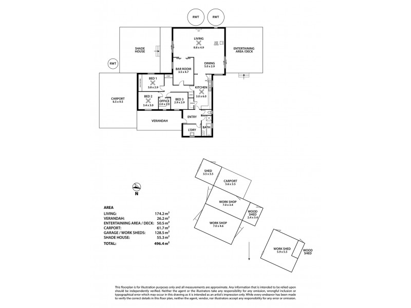 63 Evans Road, Tailem Bend SA 5259 Floorplan