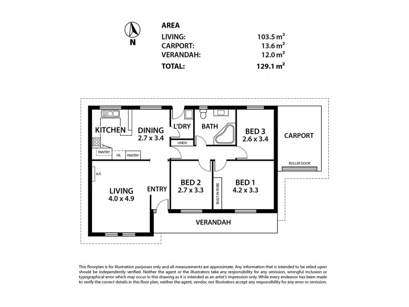 1/33 Alexandrina Road, Mount Barker SA 5251 Floorplan