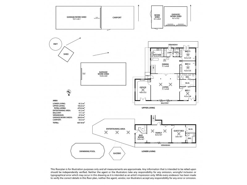 126 Gum Tree Glade, Norton Summit SA 5136 Floorplan