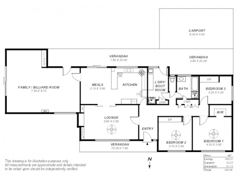 231 Whites Road, Flaxley SA 5153 Floorplan