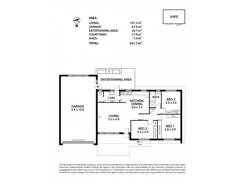 11 Deane Avenue, Belair SA 5052 Floorplan