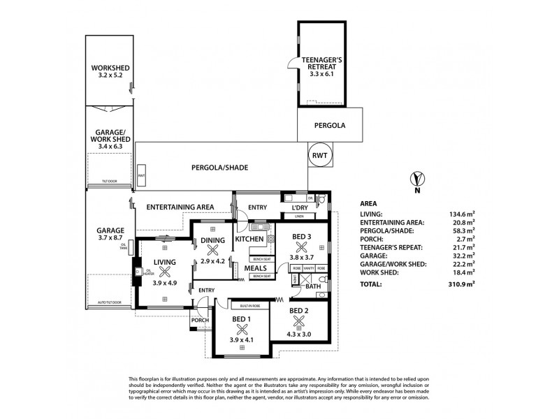 23 Holden Avenue, Woodville West SA 5011 Floorplan