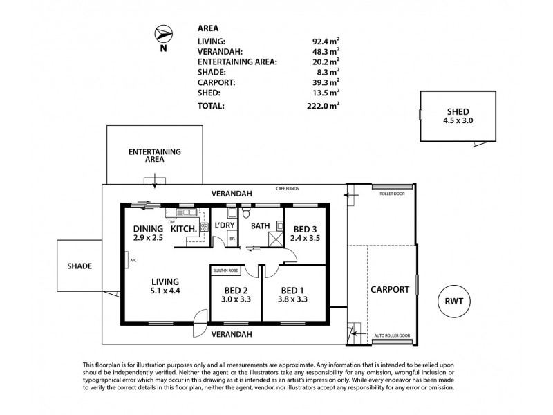 1/81 Matthew Smillie Drive, Nairne SA 5252 Floorplan