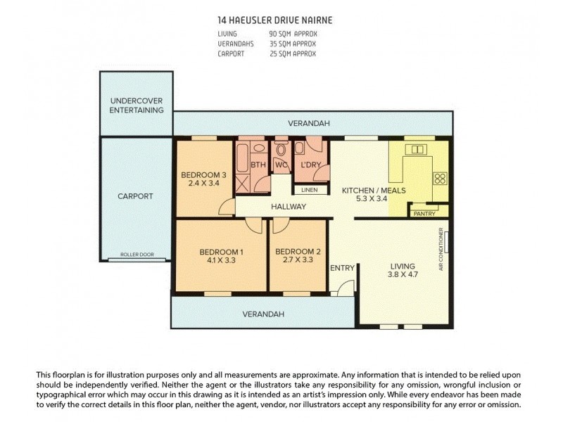 14 Haeusler Drive, Nairne SA 5252 Floorplan