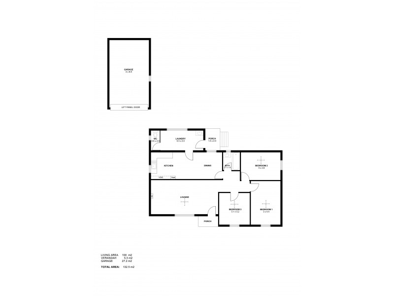 4 Playford Crescent, Brukunga SA 5252 Floorplan