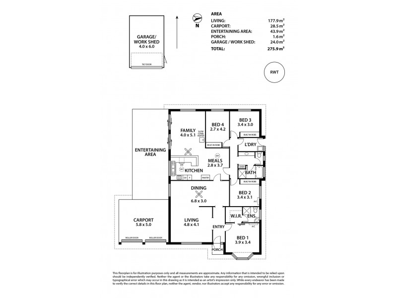 17 Carmen Court, Nairne SA 5252 Floorplan