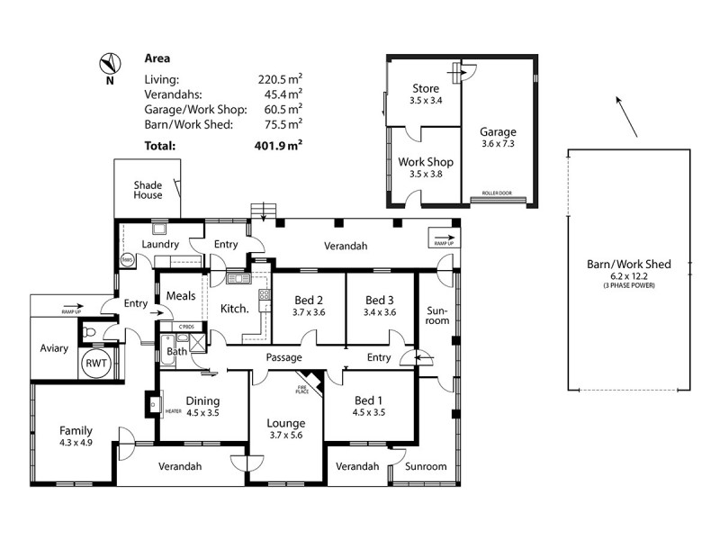 5 High Street, Kersbrook SA 5231 Floorplan