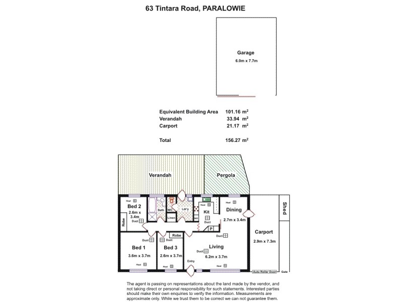 63 Tintara Road, Paralowie SA 5108 Floorplan